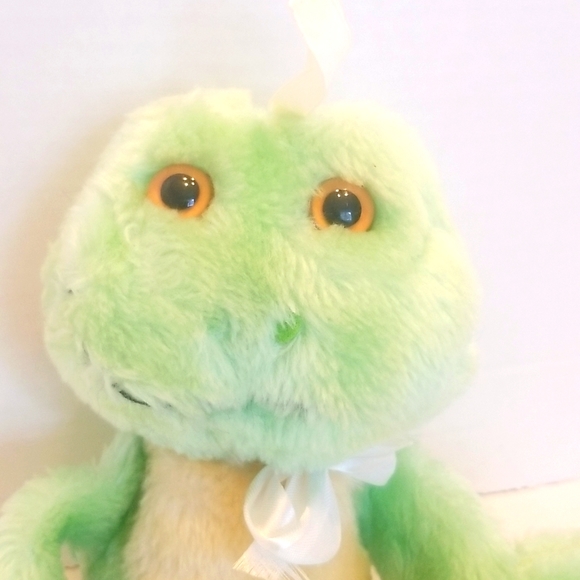 Vintage RARE Dakin Green Frog Plush 1980 - Picture 3 of 10